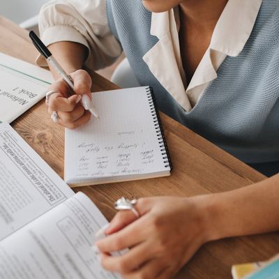 Person taking a deep breath after a successful session.